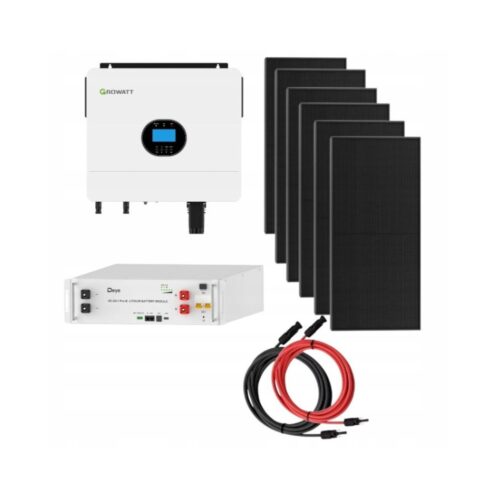 Zestaw solarny off-grid SPF 6000 ES WIFI + Magazyn Energii DEYE PRO-B 5.1