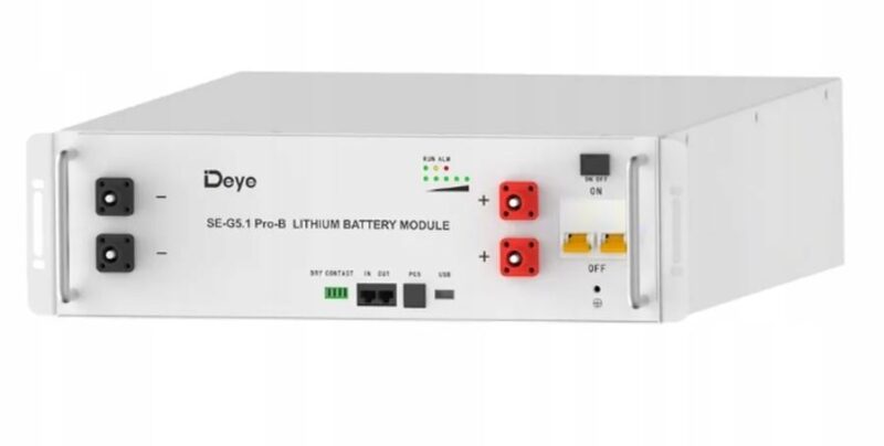 Zestaw solarny off-grid SPF 6000 ES WIFI + Magazyn Energii DEYE PRO-B 5.1