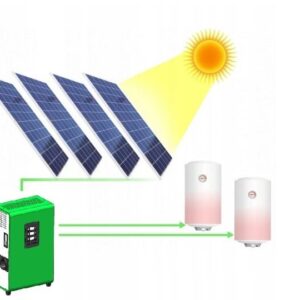 Zestaw solarny do grzania wody Green Boost 3000 6xpanel grzałka bojler